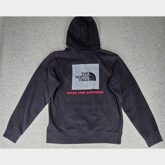 THE NORTH FACE MENS BLACK NEVER STOP EXPLORING HOODIE SIZE SMALL FLEECE - Picture 5 of 9